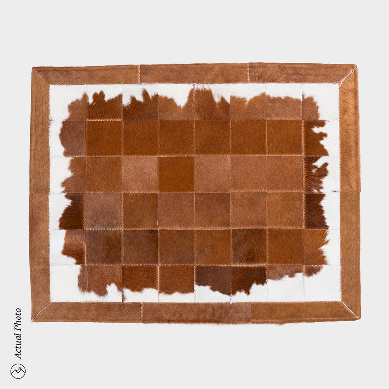 Cowhide Floor Mat Rug Size 3 x 2 Feet F-76