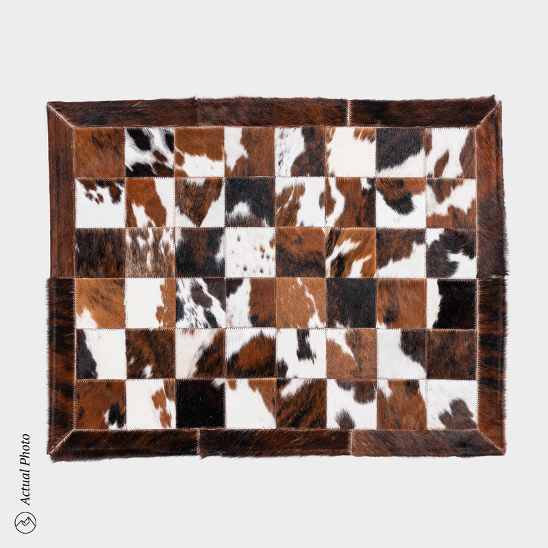 Cowhide Floor Mat Rug Size 3 x 2 Feet F-77