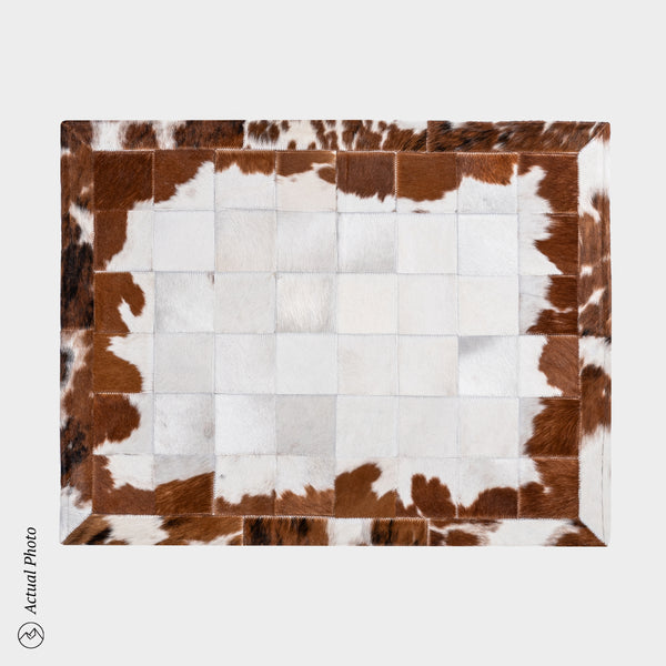 Cowhide Floor Mat Rug Size 3 x 2 Feet F-79