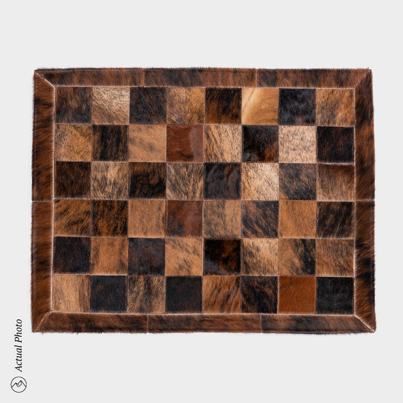 Cowhide Floor Mat Rug Size 3 x 2 Feet F-81