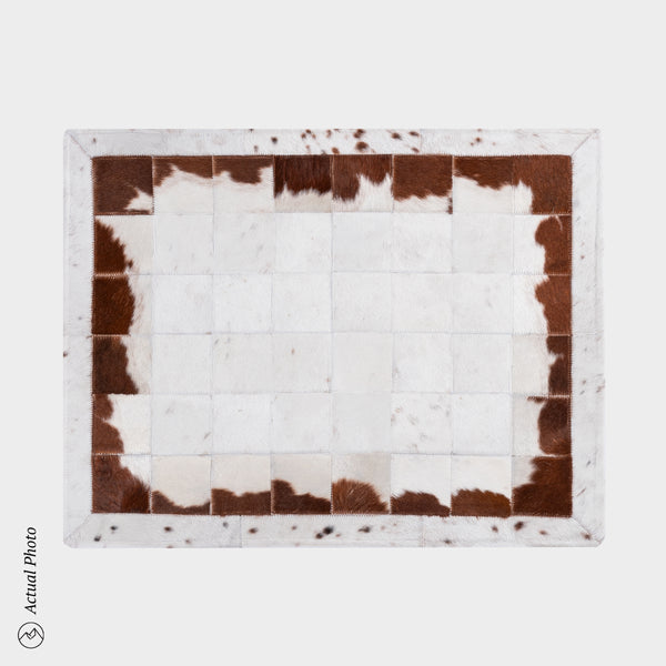 Cowhide Floor Mat Rug Size 3 x 2 Feet F-82