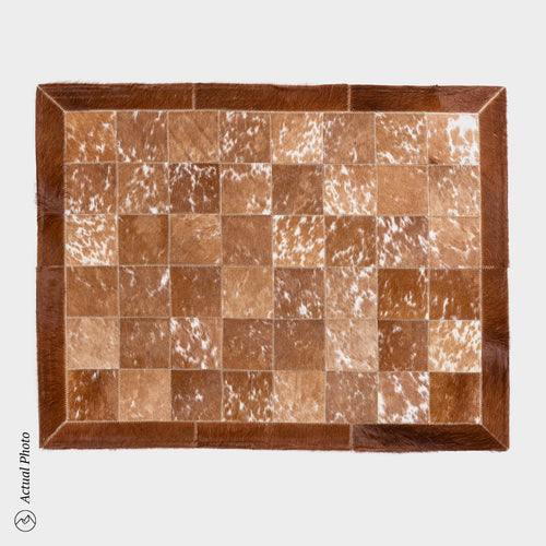 Cowhide Floor Mat Rug Size 3 x 2 Feet F-88