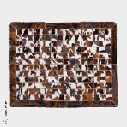 Cowhide Floor Mat Rug Size 3 x 2 Feet F-91