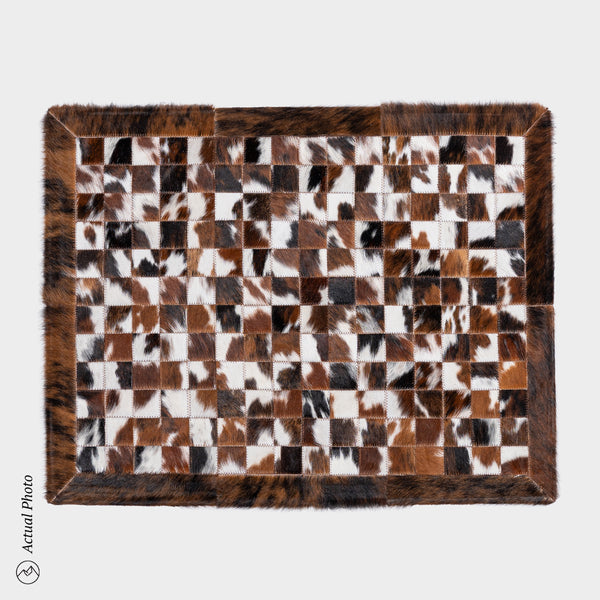 Cowhide Floor Mat Rug Size 3 x 2 Feet F-91