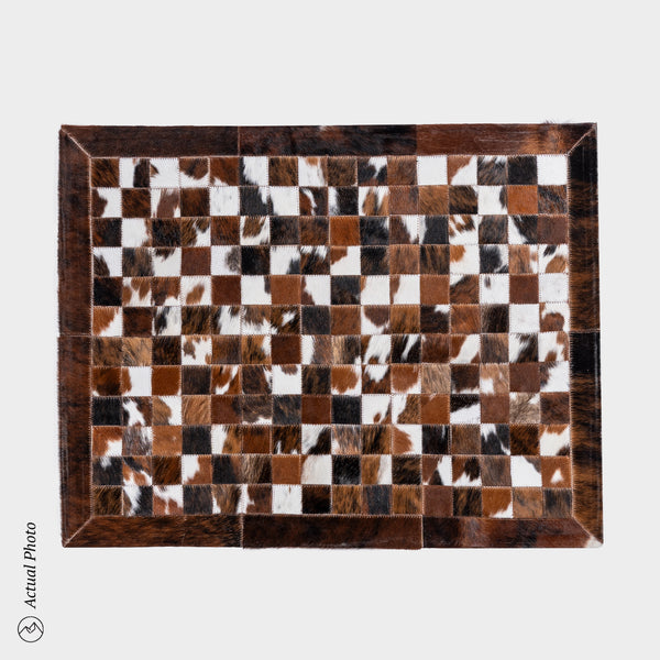 Cowhide Floor Mat Rug Size 3 x 2 Feet F-94