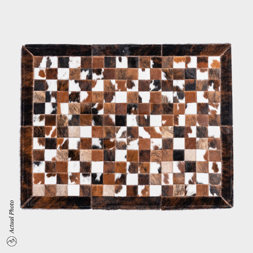 Cowhide Floor Mat Rug Size 3 x 2 Feet F-95