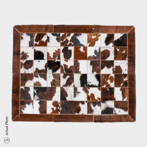 Cowhide Floor Mat Rug Size 3 x 2 Feet F-96