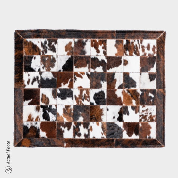 Cowhide Floor Mat Rug Size 3 x 2 Feet F-98