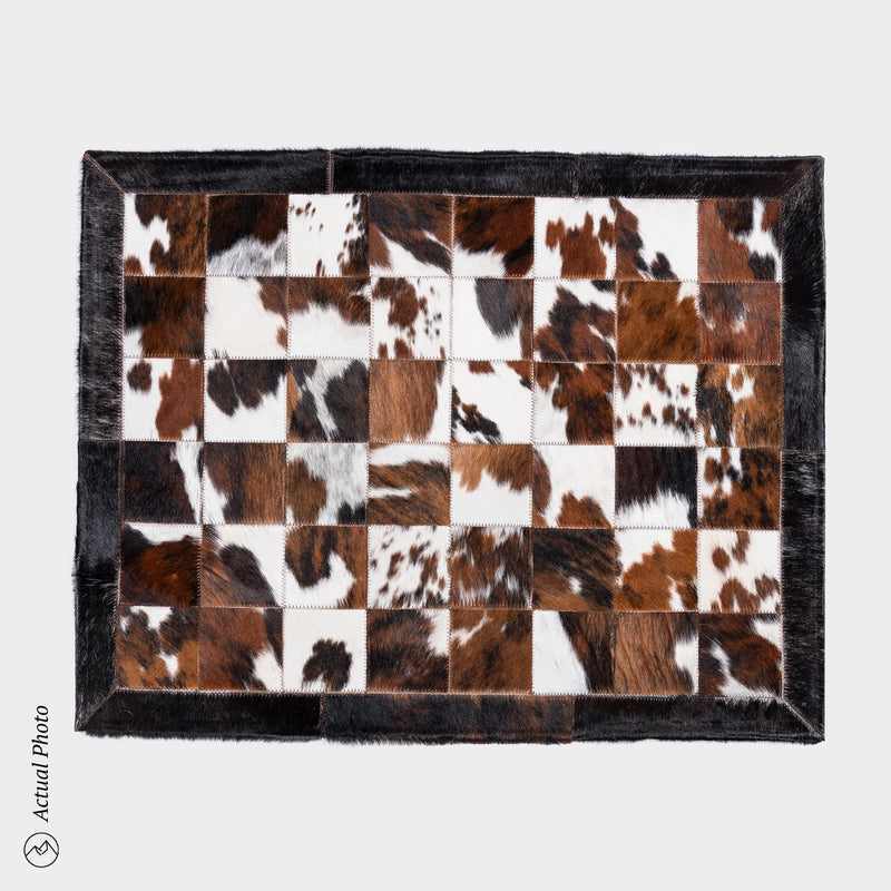 Cowhide Floor Mat Rug Size 3 x 2 Feet F-102