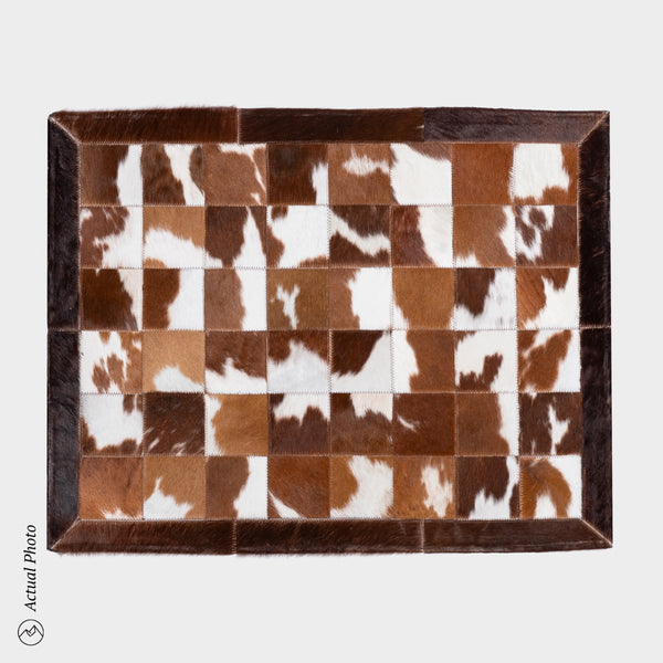 Cowhide Floor Mat Rug Size 3 x 2 Feet F-103