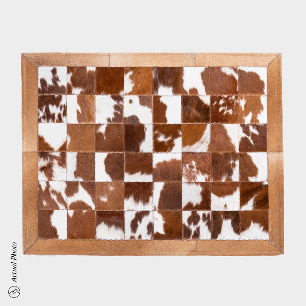 Cowhide Floor Mat Rug Size 3 x 2 Feet F-107