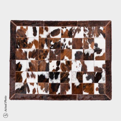 Cowhide Floor Mat Rug Size 3 x 2 Feet F-115