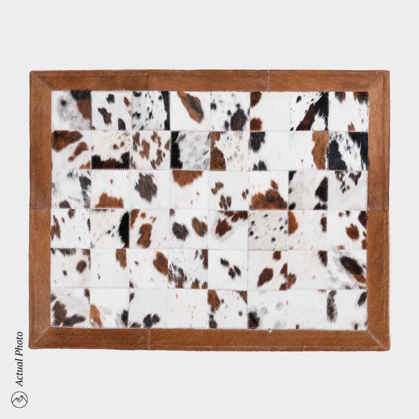 Cowhide Floor Mat Rug Size 3 x 2 Feet F-117