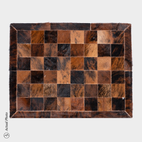 Cowhide Floor Mat Rug Size 3 x 2 Feet F-118