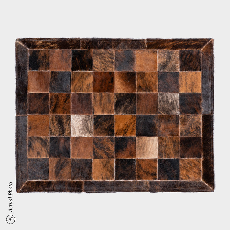 Cowhide Floor Mat Rug Size 3 x 2 Feet F-121