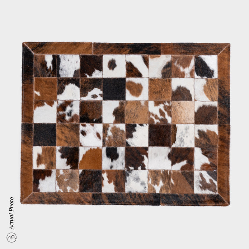 Cowhide Floor Mat Rug Size 3 x 2 Feet F-122