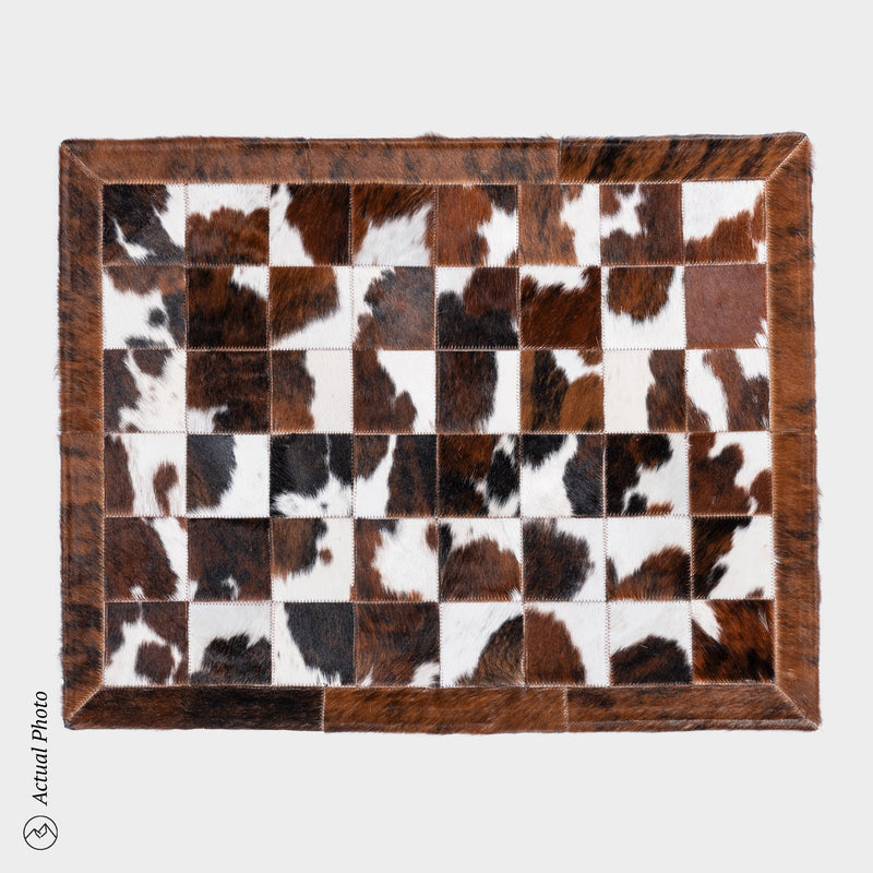 Cowhide Floor Mat Rug Size 3 x 2 Feet F-125