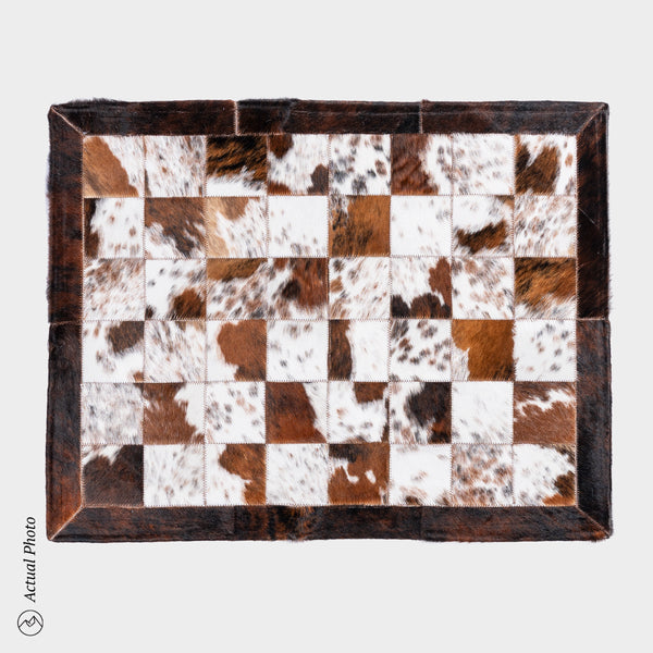 Cowhide Floor Mat Rug Size 3 x 2 Feet F-128