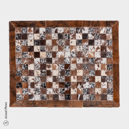 Cowhide Floor Mat Rug Size 3 x 2 Feet F-129