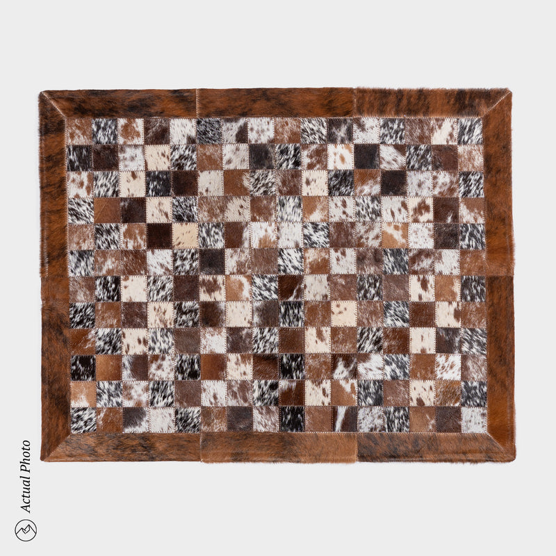 Cowhide Floor Mat Rug Size 3 x 2 Feet F-129