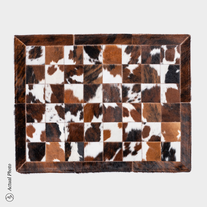 Cowhide Floor Mat Rug Size 3 x 2 Feet F-131