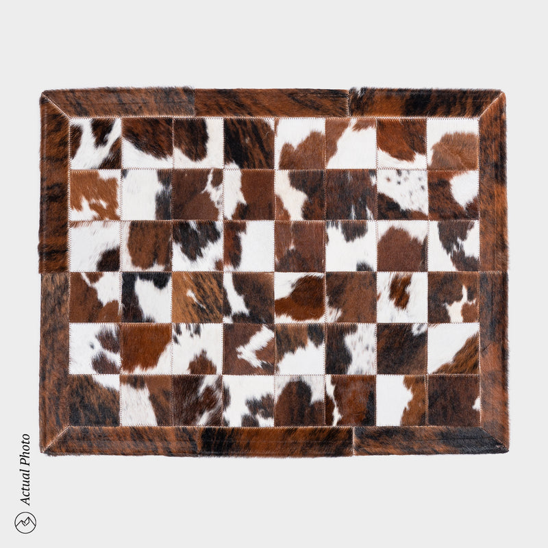 Cowhide Floor Mat Rug Size 3 x 2 Feet F-133