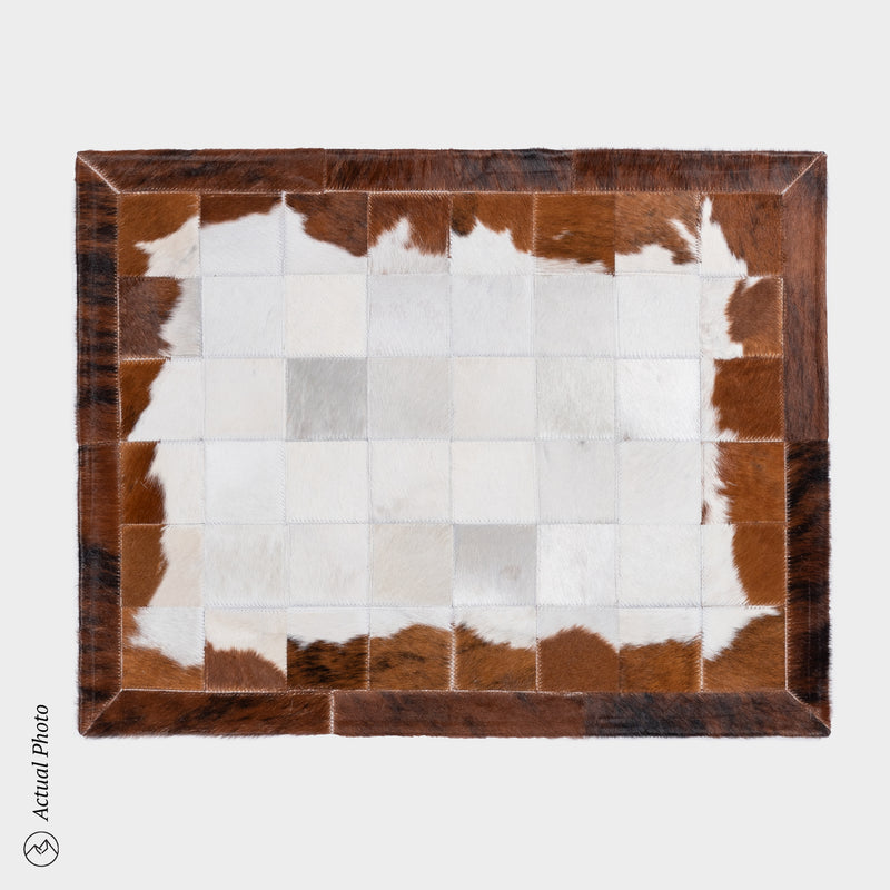 Cowhide Floor Mat Rug Size 3 x 2 Feet F-135