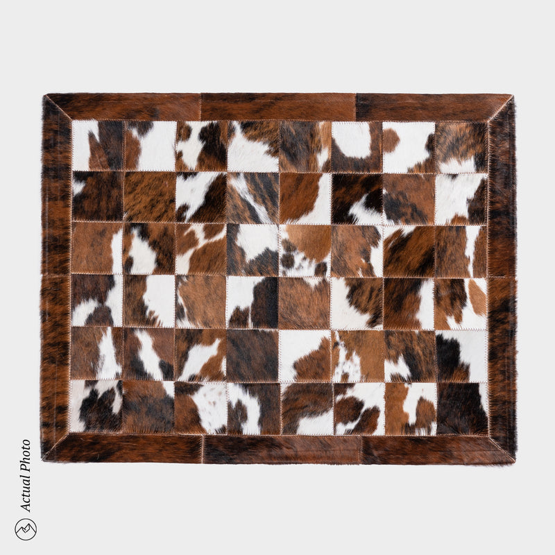 Cowhide Floor Mat Rug Size 3 x 2 Feet F-137