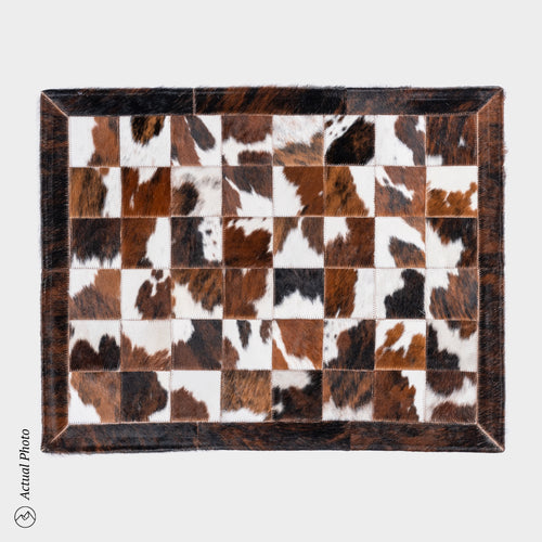 Cowhide Floor Mat Rug Size 3 x 2 Feet F-138