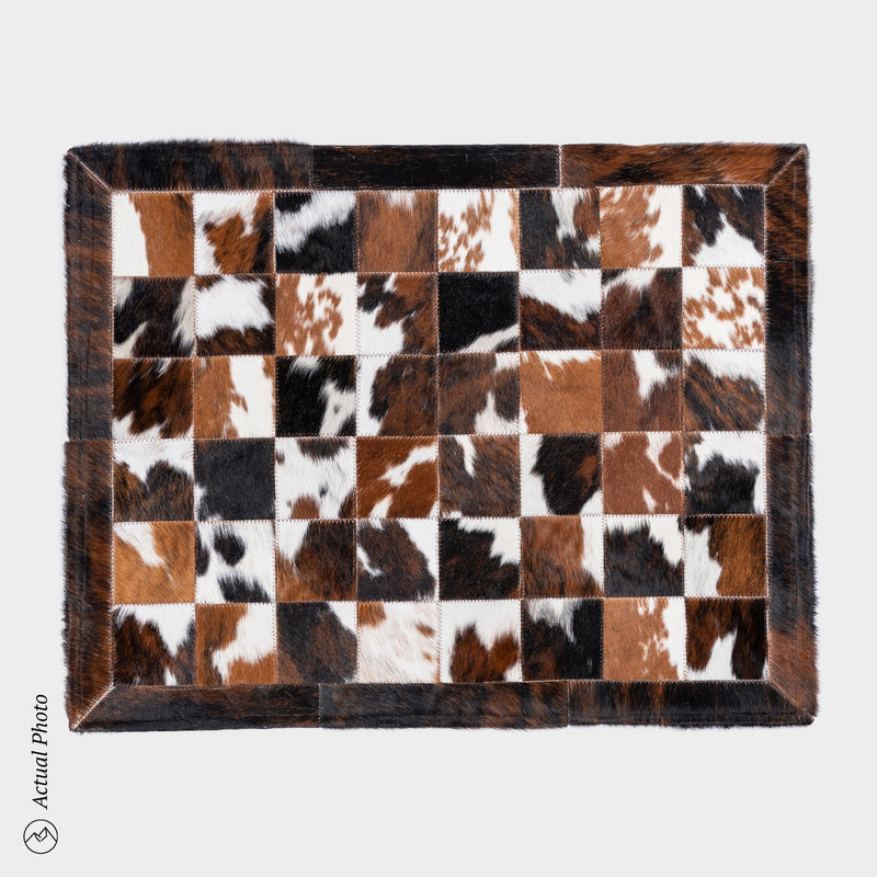 Cowhide Floor Mat Rug Size 3 x 2 Feet F-139