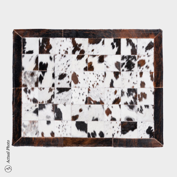 Cowhide Floor Mat Rug Size 3 x 2 Feet F-140