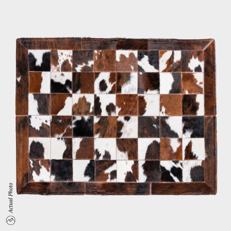 Cowhide Floor Mat Rug Size 3 x 2 Feet F-141