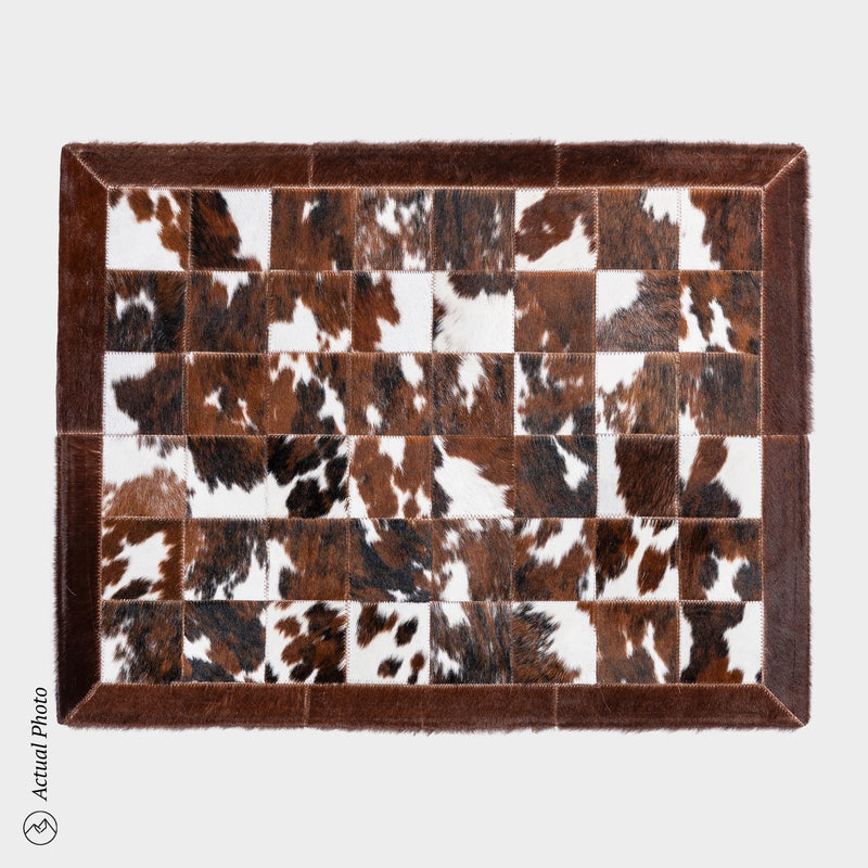 Cowhide Floor Mat Rug Size 3 x 2 Feet F-143