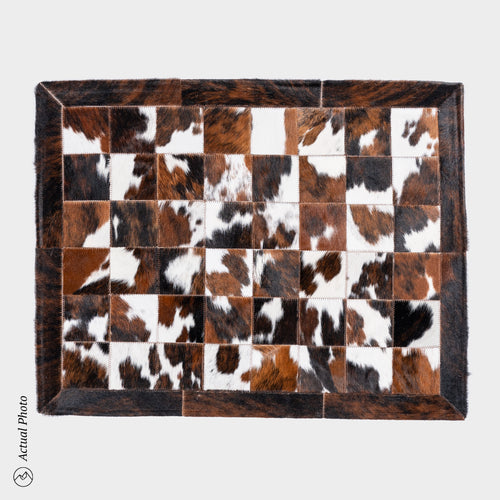 Cowhide Floor Mat Rug Size 3 x 2 Feet F-144