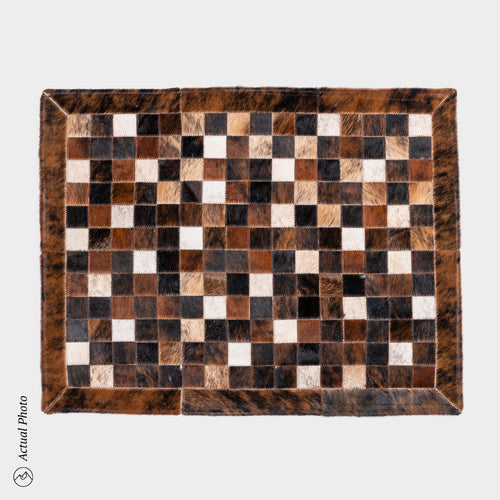 Cowhide Floor Mat Rug Size 3 x 2 Feet F-145