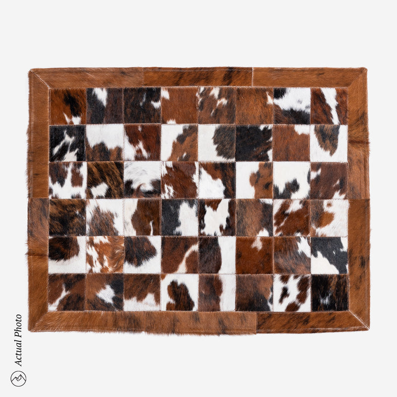 Cowhide Floor Mat Rug Size 3 x 2 Feet F-146