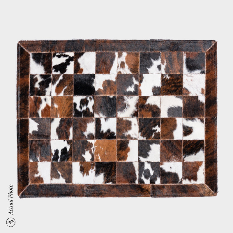 Cowhide Floor Mat Rug Size 3 x 2 Feet F-147