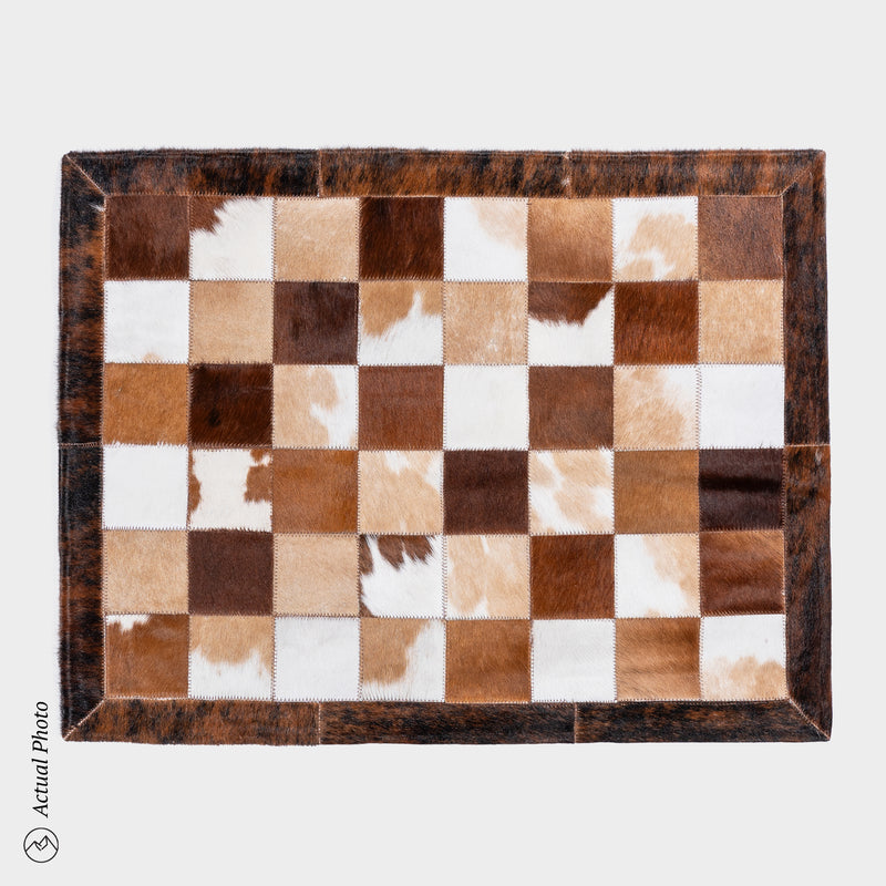 Cowhide Floor Mat Rug Size 3 x 2 Feet F-148