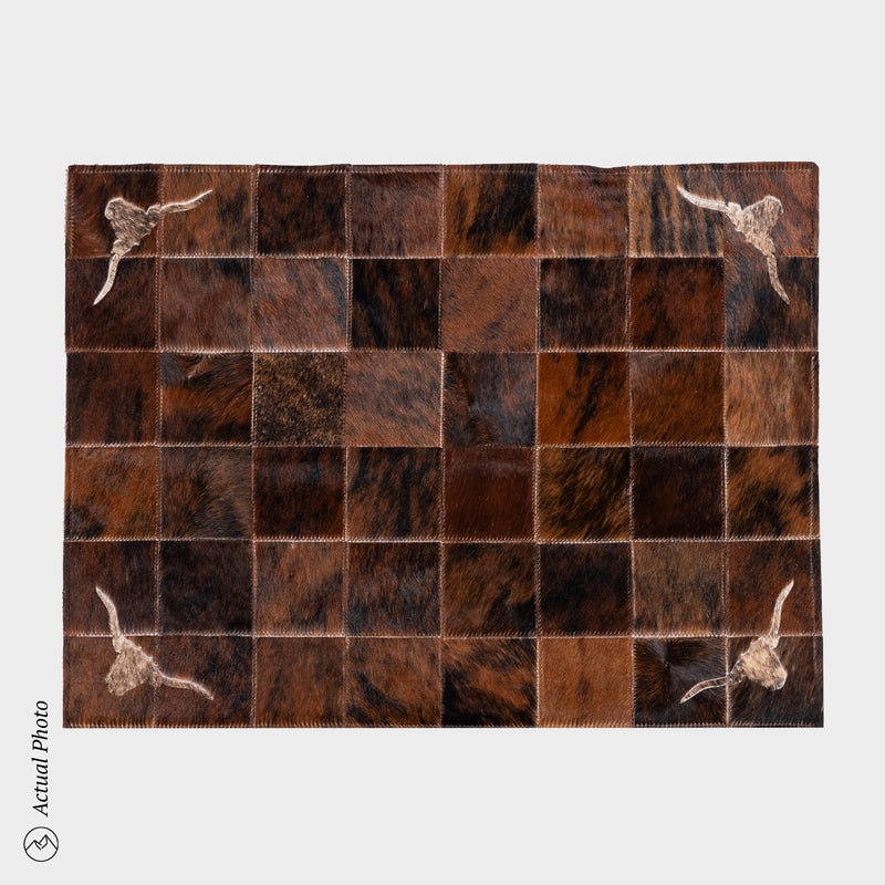 Cowhide Floor Mat Rug Size 3 x 2 Feet F-150