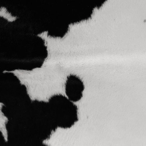 Brazilian Black and White Cowhide Rug Size 7'8" L x 7'8" W 7639