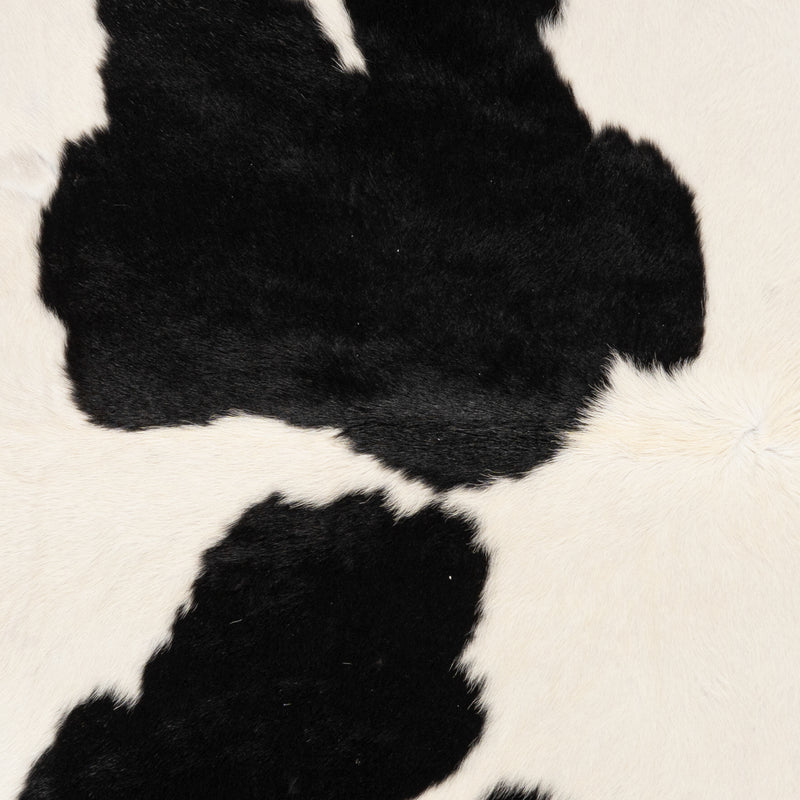 Brazilian Black And White Cowhide Rug Size 8' L x 6'5" W 8702