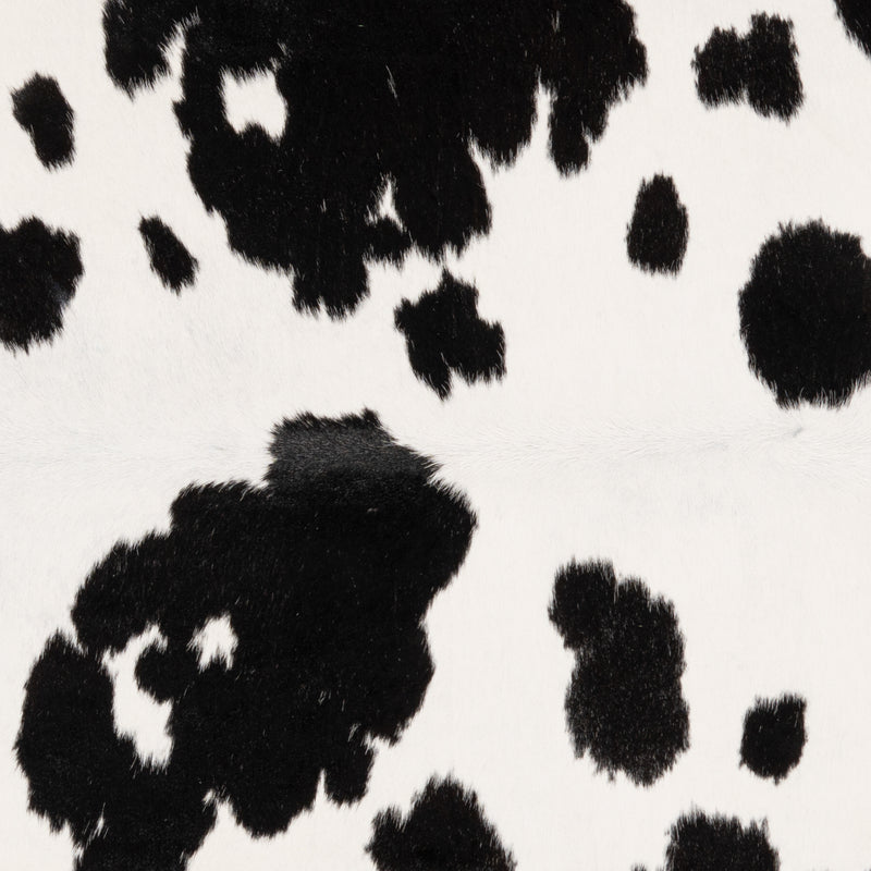 Brazilian Black And White Cowhide Rug Size 8'7" L x 6'7" W 8703