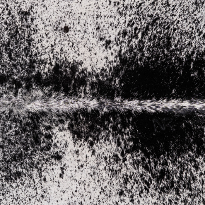 Brazilian Black Salt and Pepper Cowhide Rug Size 8'1" L x 6'10" W 3209