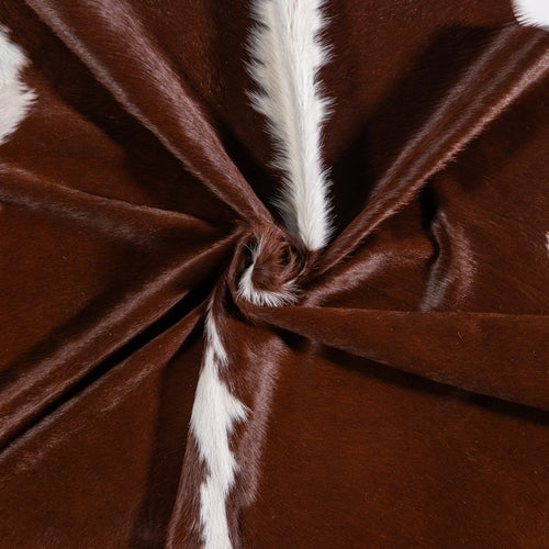 Brazilian Hereford Cowhide Rug Size 6'11" L x 6'2" W 3228