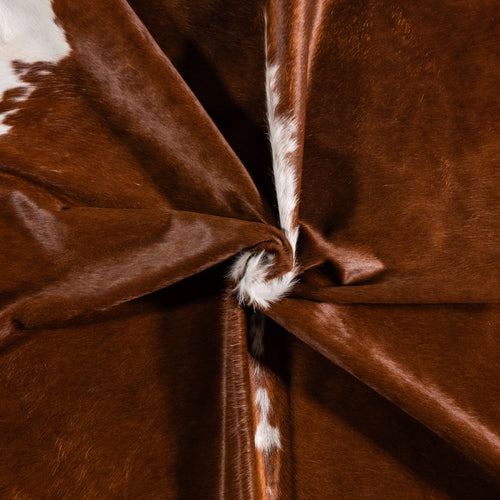 Brazilian Hereford Cowhide Rug Size 7'3" L x 6'4" W 3241