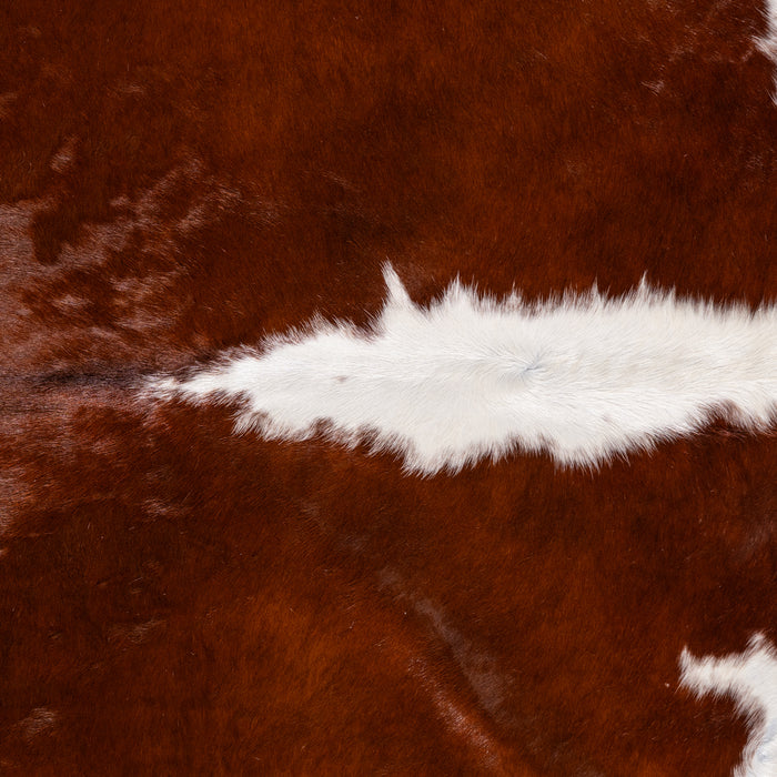 Brazilian Hereford Cowhide Rug Size 7'1" L x 6'9" W 3248