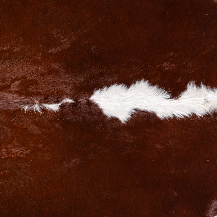 Brazilian Hereford Cowhide Rug Size 7'1" L x 6'2" W 3249