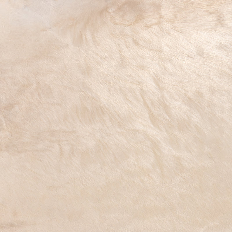 Brazilian White Cowhide Rug Size 7'10" L x 7'4" W 8839