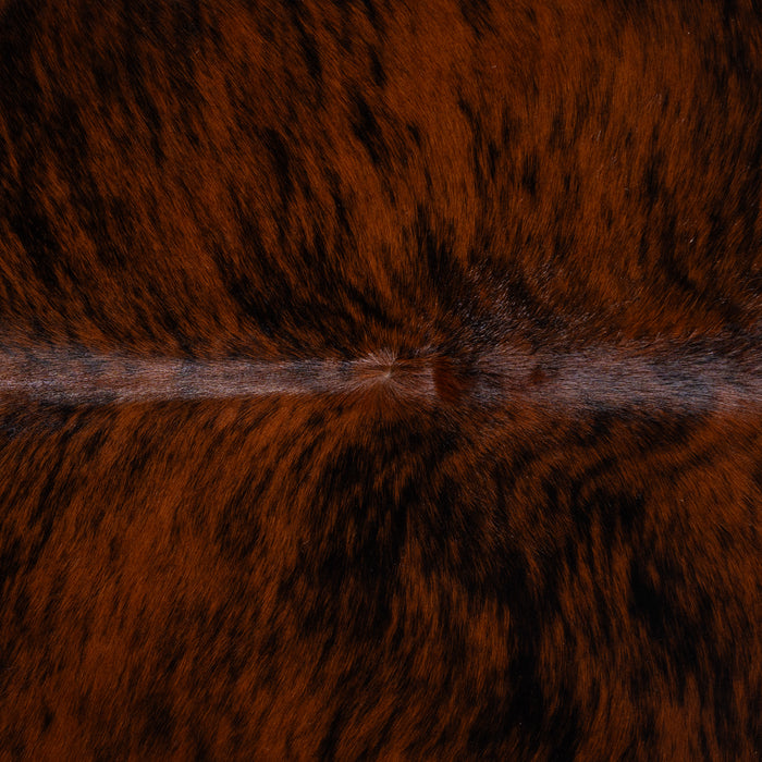 Brazilian Dark Brindle Cowhide Rug Size 7'0" L x 6'4" W 3320