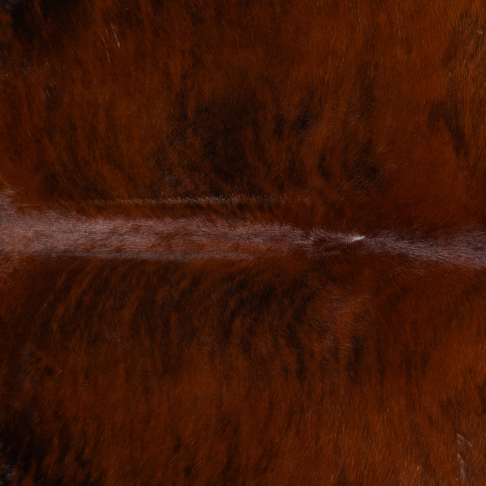 Brazilian Brindle White Belly Cowhide Rug Size 7'4" L x 6'5" W 3337